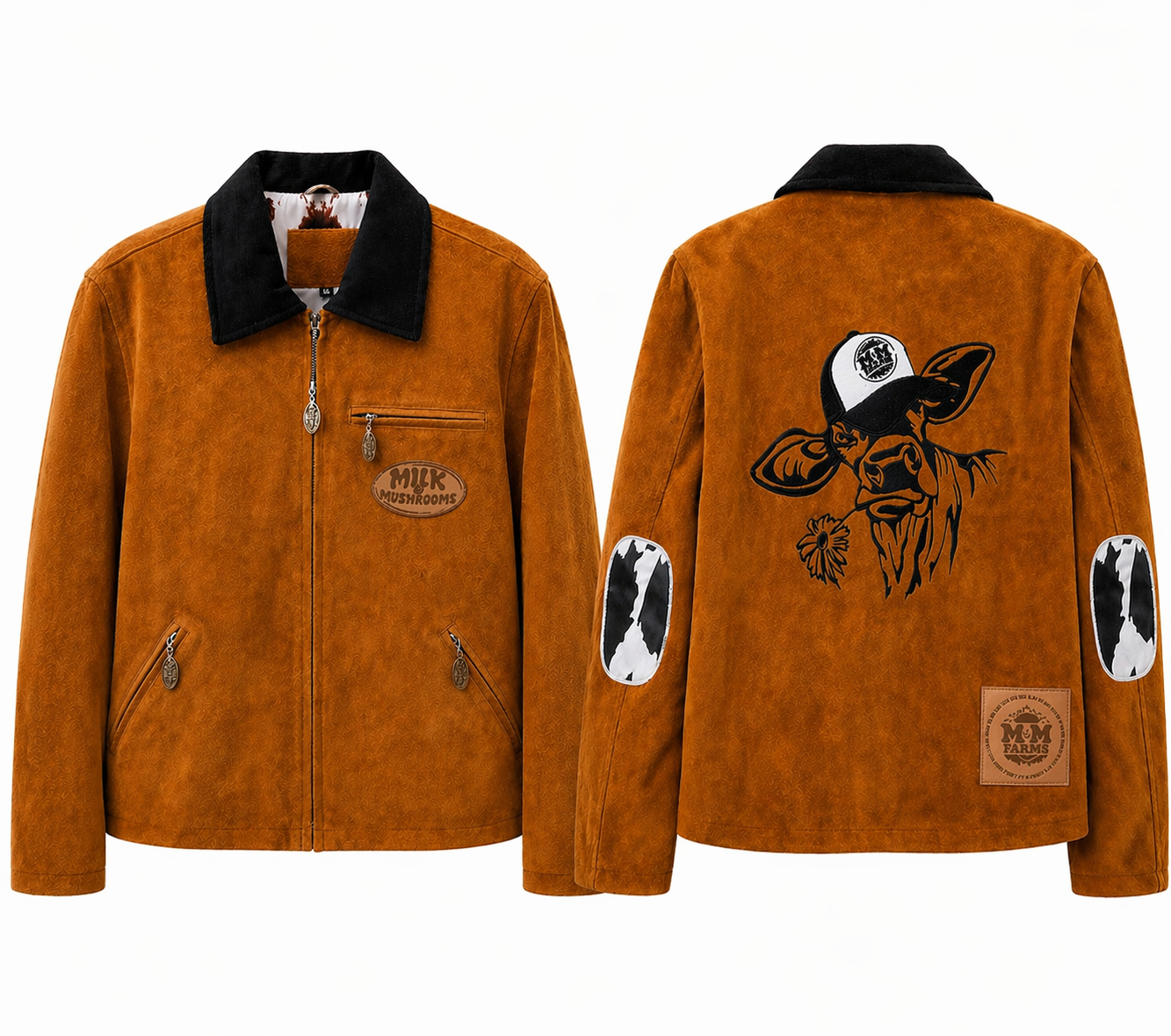 Farm Hand Jacket -Suede Brown