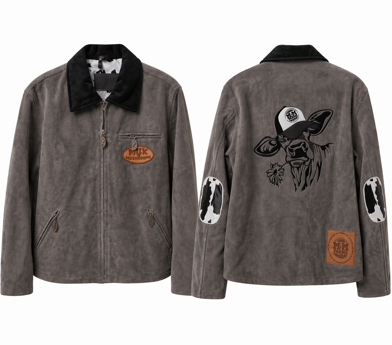 Farm Hand Jacket -Suede Grey