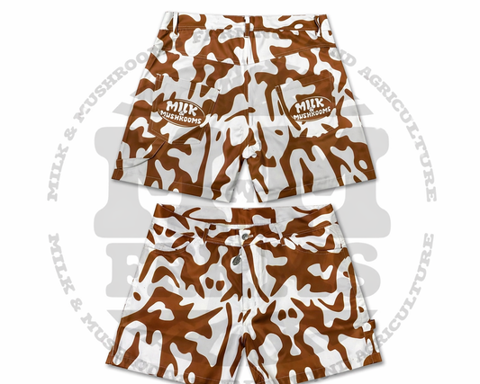 Cow MONO Denim Shorts